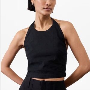 Athleta Paradise Halter Top Black M